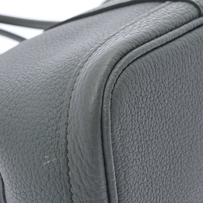 HERMES エルメス ガーデンパーティ TPM ヴェールアマンド シルバー金具 D刻印(2019年頃) レディース ネゴンダ ハンドバッグ Aランク 中古 銀蔵