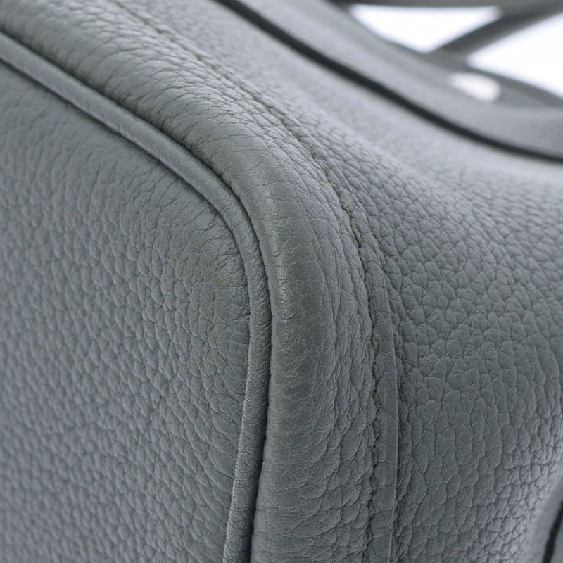 HERMES エルメス ガーデンパーティ TPM ヴェールアマンド シルバー金具 D刻印(2019年頃) レディース ネゴンダ ハンドバッグ Aランク 中古 銀蔵