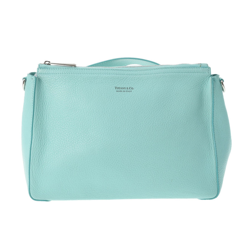 超激得得価【鑑定済】Tiffany&Co. ショルダーバッグ 2way ティファニーブルー バッグ