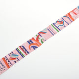 HERMES エルメス ツイリー FAUBOURG RAINBOW ローズパール/ルージュ/ヴェール レディース シルク100％ スカーフ Aランク 中古 銀蔵