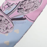 HERMES エルメス ツイリー BRIDES de GALA LOVE 式典用馬勒 ブルーシエル/パルム/ヴェール レディース シルク100％ スカーフ Aランク 中古 銀蔵