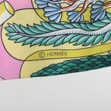 HERMES エルメス ツイリー EXPOSITION UNIVERSELLE  万国博覧会 ローズ/ヴェール/マルチカラー レディース シルク100％ スカーフ Aランク 中古 銀蔵