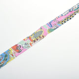 HERMES エルメス ツイリー EXPOSITION UNIVERSELLE  万国博覧会 ローズ/ヴェール/マルチカラー レディース シルク100％ スカーフ Aランク 中古 銀蔵