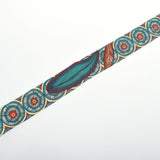 HERMES エルメス ツイリー THE SAVANA DANCE ヴェール/プルーン/ボルドー レディース シルク100％ スカーフ Aランク 中古 銀蔵