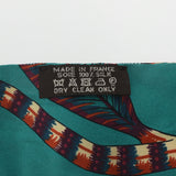 HERMES エルメス ツイリー THE SAVANA DANCE ヴェール/プルーン/ボルドー レディース シルク100％ スカーフ Aランク 中古 銀蔵