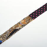 HERMES エルメス ツイリー JUNGLE LOVE LOVE ブラック/ヴェール/ローズヴィフ レディース シルク100％ スカーフ Aランク 中古 銀蔵