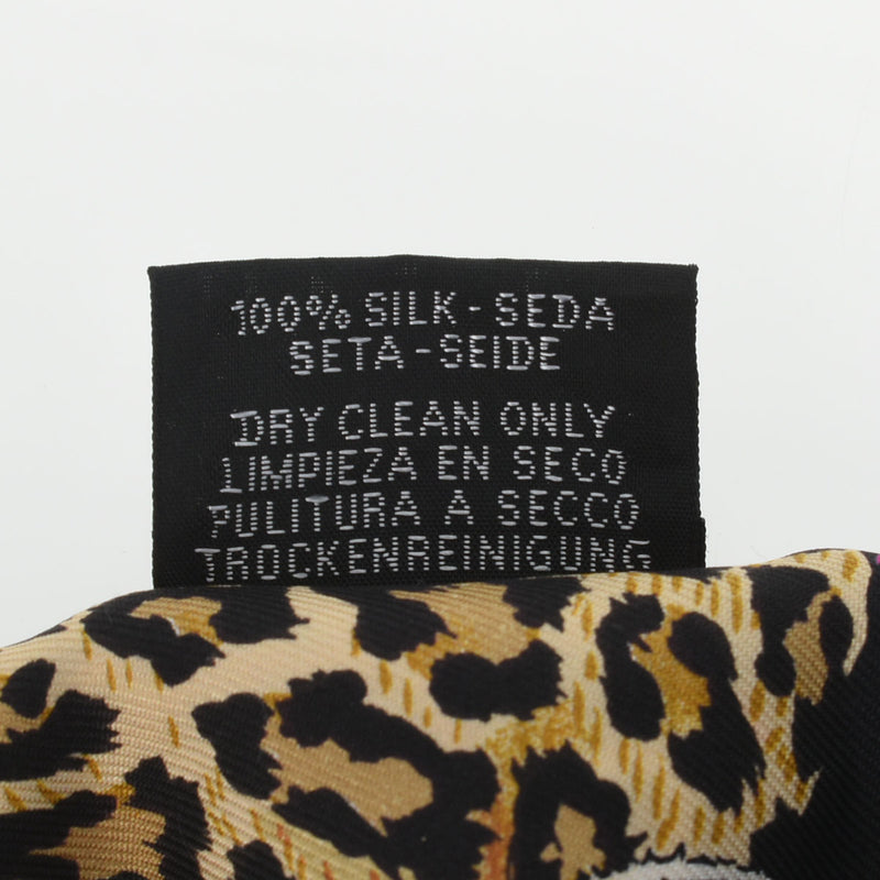 HERMES エルメス ツイリー JUNGLE LOVE LOVE ブラック/ヴェール/ローズヴィフ レディース シルク100％ スカーフ Aランク 中古 銀蔵