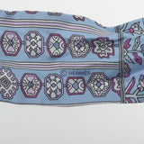 HERMES エルメス ツイリー TAPIS PERSANS ペルシャ絨毯 ラベンダー/グリス/ジョーヌスフレ レディース シルク100％ スカーフ Aランク 中古 銀蔵