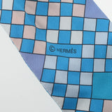 HERMES エルメス ツイリー  COLLIER DE CHIEN ブロン/ターコイズ/ヴェール レディース シルク100％ スカーフ Bランク 中古 銀蔵