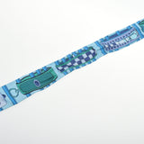 HERMES エルメス ツイリー  COLLIER DE CHIEN ブロン/ターコイズ/ヴェール レディース シルク100％ スカーフ Bランク 中古 銀蔵