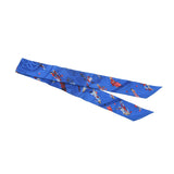 HERMES エルメス ツイリー EX-LIBRIS LES PARISIENNES ブルーロイ/ルージュ/シエル レディース シルク100％ スカーフ Aランク 中古 銀蔵