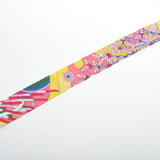 HERMES エルメス ツイリー LA SOURCE DE PEGASE ペガサスの源泉 ローズヴィフ/ジョーヌヴィフ/ブルーロイヤル レディース シルク100％ スカーフ Aランク 中古 銀蔵