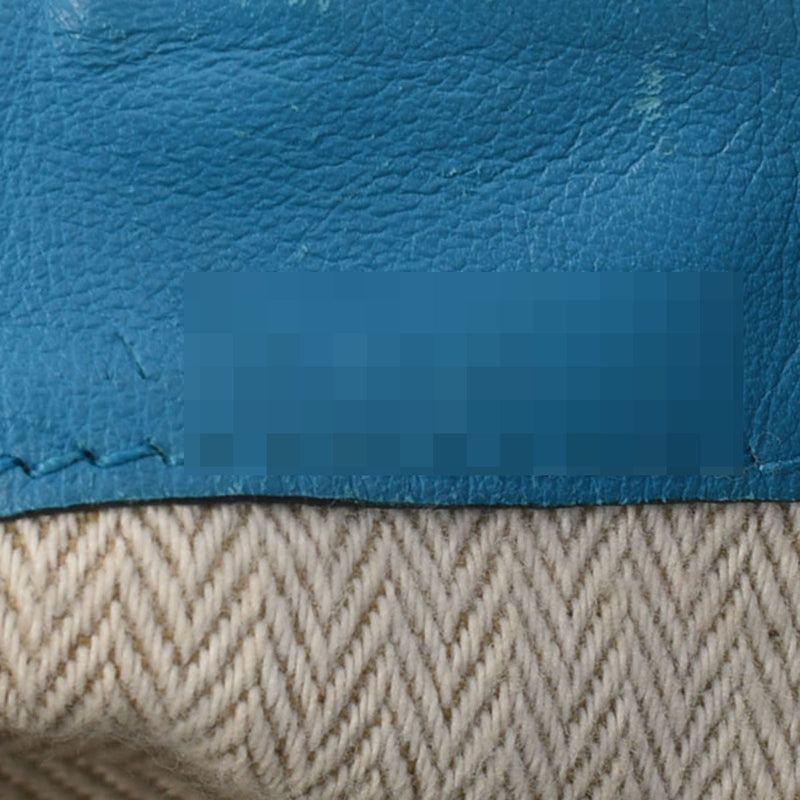 HERMES エルメス トユボユPM ピンク/ブルー A刻印(2017年頃) ユニセックス レザー ペンケース Bランク 中古 銀蔵