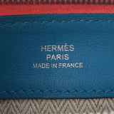 HERMES エルメス トユボユPM ピンク/ブルー A刻印(2017年頃) ユニセックス レザー ペンケース Bランク 中古 銀蔵