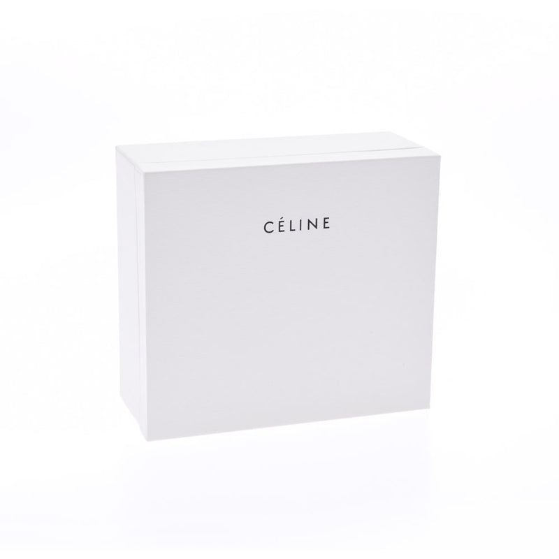 CELINE セリーヌ ポケット カードホルダー 黒/青/ベージュ 103443 レディース レザー カードケース ABランク 中古 銀蔵