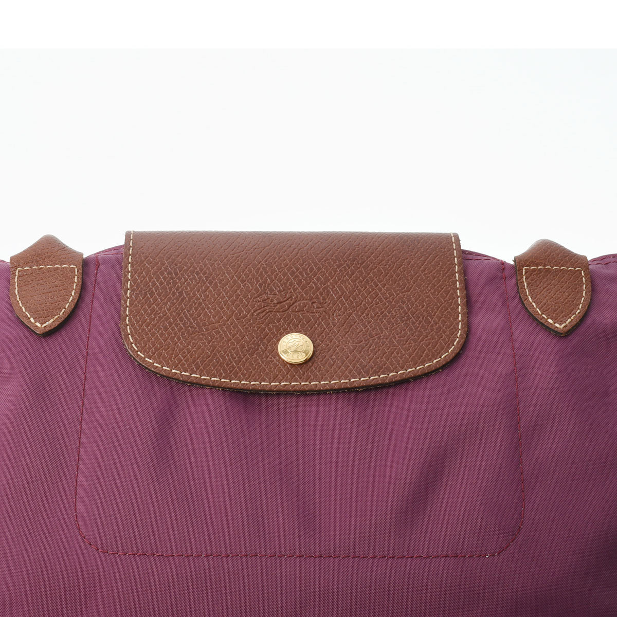 ロンシャンプリアージュ ハンドバッグ パープル/茶 GP金具 レディース ナイロン トートバッグ LONGCHAMP 中古 – 銀蔵オンライン