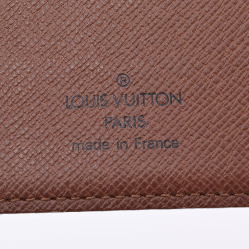 LOUIS VUITTON ルイヴィトン モノグラム アジェンダ PM ブラウン R20005 レディース モノグラムキャンバス 手帳カバー ABランク 中古 銀蔵