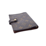 LOUIS VUITTON ルイヴィトン モノグラム アジェンダ PM ブラウン R20005 レディース モノグラムキャンバス 手帳カバー ABランク 中古 銀蔵