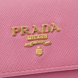 PRADA プラダ 6連キーケース  ピンク ゴールド金具 レディース サフィアーノレザー キーケース Aランク 中古 銀蔵