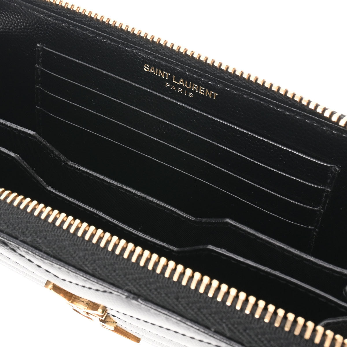 SAINT LAURENT ブラックレザーポーチ 楽天市場】サンローラン SAINT LAURENT メンズ ポーチ YSL COSMETIC