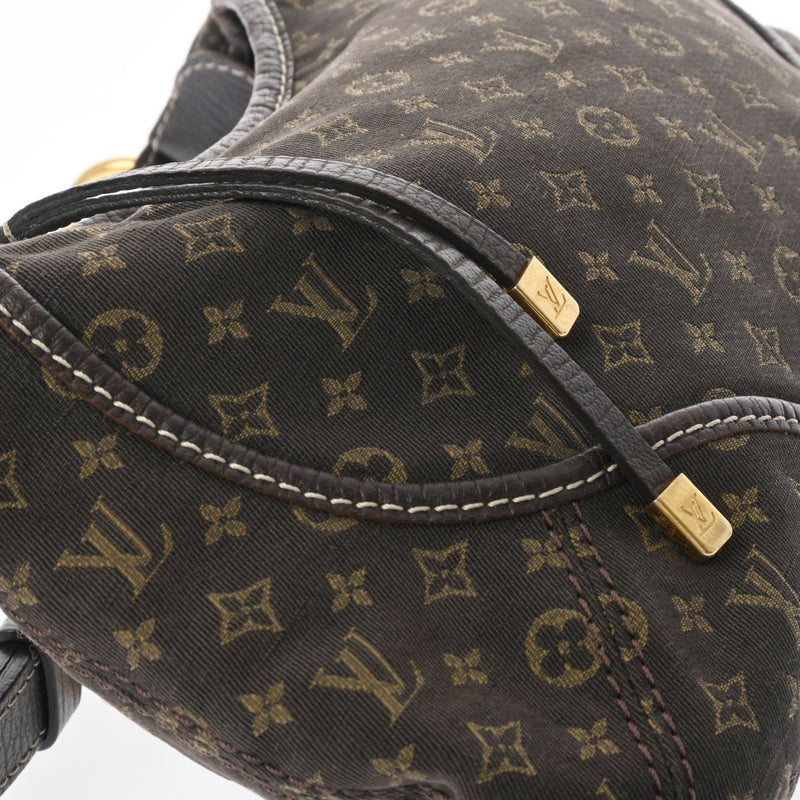 LOUIS VUITTON ルイ ヴィトン モノグラムミニ マノンPM ハンドバッグ M95621 キャンバス レザー  エベヌ   セミショルダーバッグ ワンショルダーバッグ トートバッグ ショッピングバッグ 鞄 ミニラン ブラウン 【本物保証】