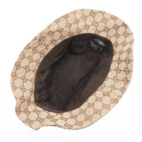 GUCCI グッチ ハット サイズM ベージュ メンズ GGキャンバス ハット ABランク 中古 銀蔵