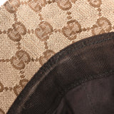 GUCCI グッチ ハット サイズM ベージュ メンズ GGキャンバス ハット ABランク 中古 銀蔵