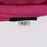 PRADA プラダ 巾着ポーチ ピンク シルバー金具 1N0369 レディース ナイロン ポーチ Aランク 中古 銀蔵