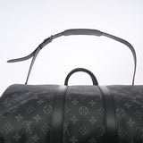 LOUIS VUITTON ルイヴィトン モノグラム エクリプス キーポルバンドリエール45 ブラック M40569 メンズ モノグラムエクリプスキャンバス ボストンバッグ 新同 中古 銀蔵