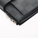 LOUIS VUITTON ルイヴィトン ダミエ グラフィット ミュルティポルトカルト ブラック/グレー N60451 メンズ ダミエグラフィットキャンバス 二つ折り財布 ABランク 中古 銀蔵