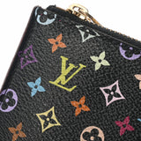 LOUIS VUITTON ルイヴィトン マルチカラー ポシェットクレ ノワール/グルナード M93735 レディース モノグラムマルチカラー コインケース Bランク 中古 銀蔵