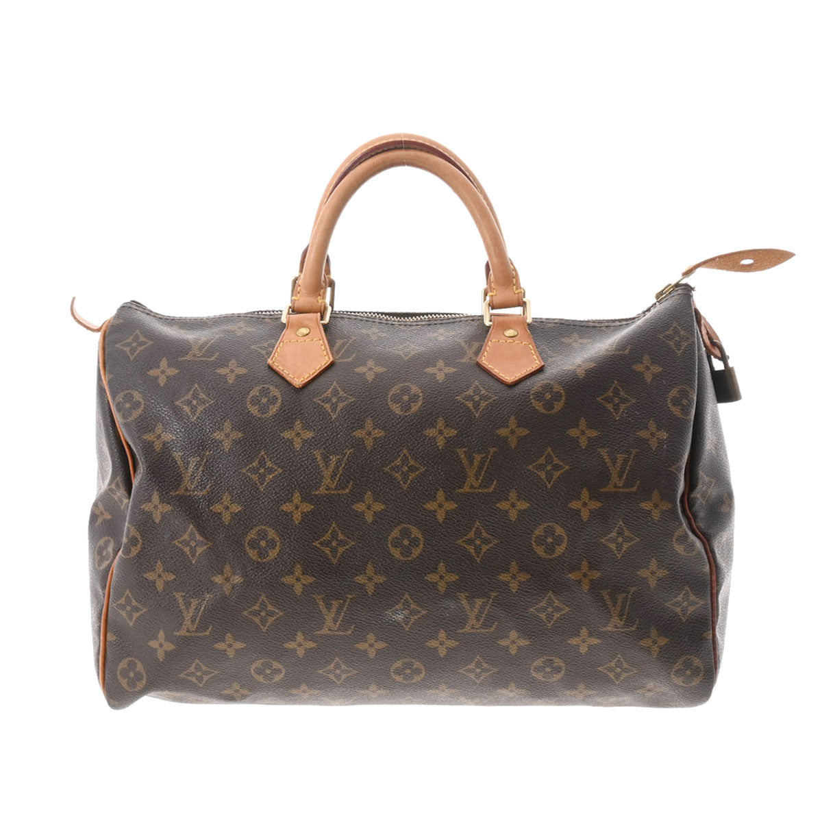 LOUIS VUITTON ルイヴィトン モノグラム スピーディ35 ブラウン M41524 レディース モノグラムキャンバス ハンドバッグ Bランク  中古 - Thestokegroup