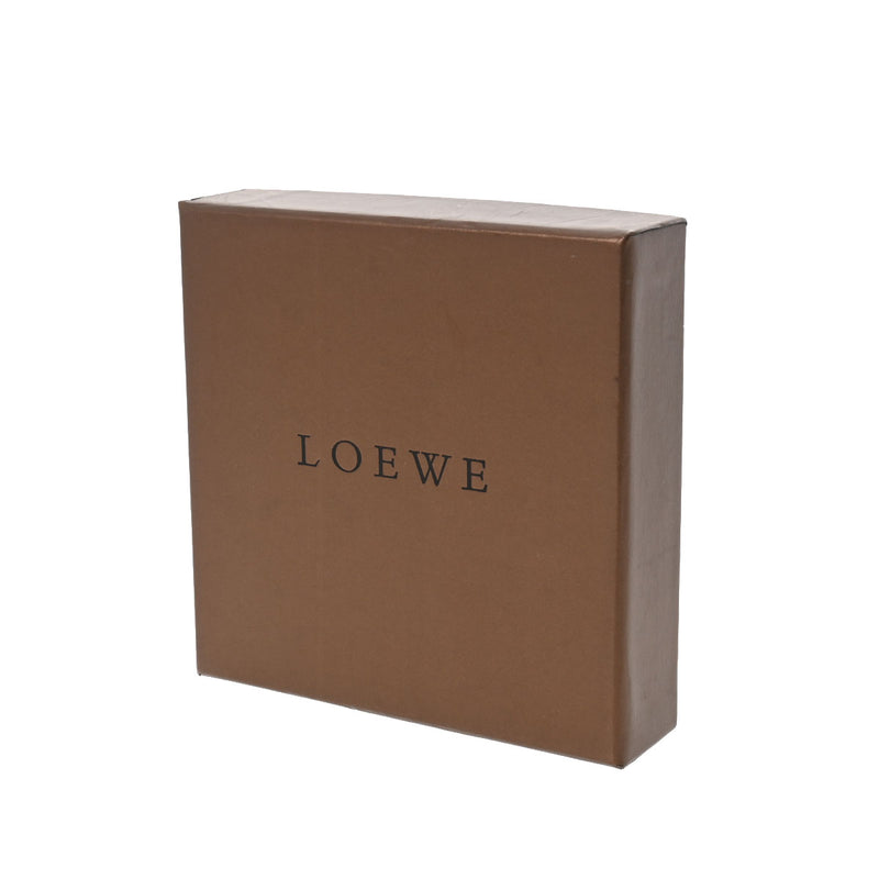 LOEWE ロエベ 茶/赤 ゴールド金具 レディース レザー スエード コインケース Aランク 中古 銀蔵