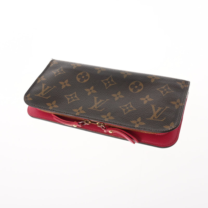 LOUIS VUITTON ルイヴィトン モノグラム ポルトフォイユアンソリット ローズ M60249 レディース モノグラムキャンバス 長財布 Bランク 中古 銀蔵