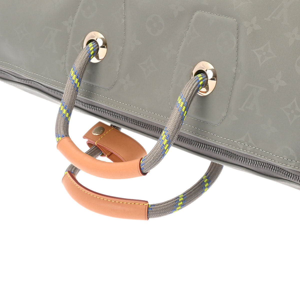 ルイヴィトンチタニウム キーポルバンドリエール50 14145 グレー系