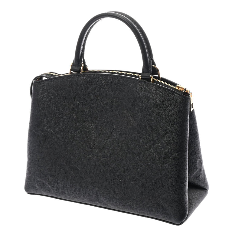 LOUIS VUITTON ルイヴィトン モノグラム アンプラント プティパレ PM ノワール M58916 レディース モノグラムアンプラント ハンドバッグ 新同 中古 銀蔵