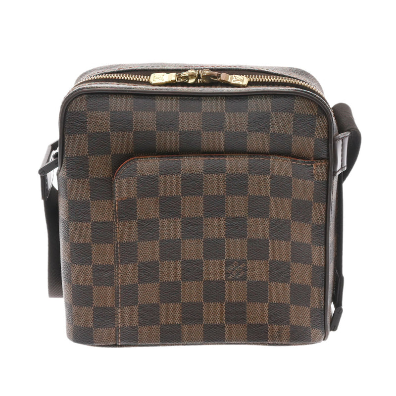 LOUIS VUITTON ルイヴィトン ダミエ オラフ PM ブラウン N41442 ユニセックス ダミエキャンバス ショルダーバッグ Bランク 中古 銀蔵