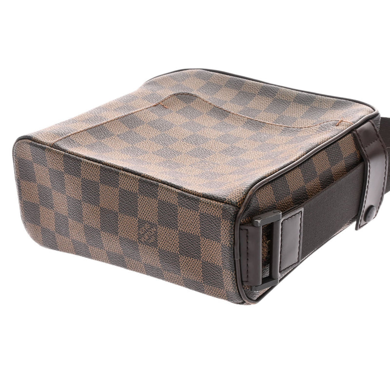 LOUIS VUITTON ルイヴィトン ダミエ オラフ PM ブラウン N41442 ユニセックス ダミエキャンバス ショルダーバッグ Bランク 中古 銀蔵