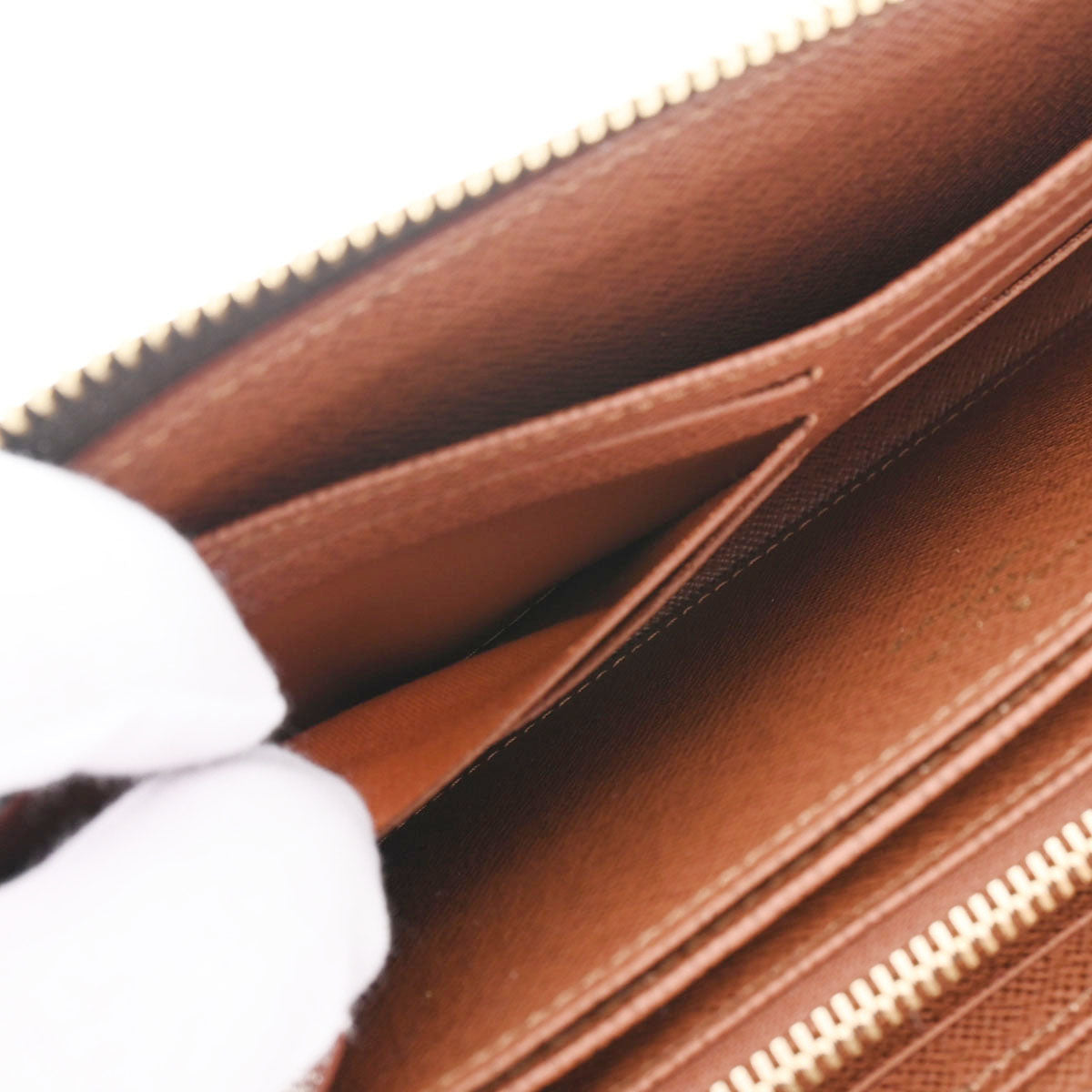 ルイヴィトンジッピーウォレット 14145 ブラウン ユニセックス