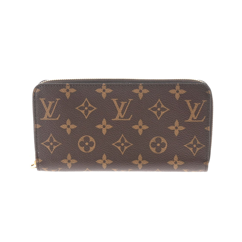 LOUIS VUITTON ルイヴィトン モノグラム ジッピーウォレット  ブラウン M42616 ユニセックス モノグラムキャンバス 長財布 未使用 銀蔵