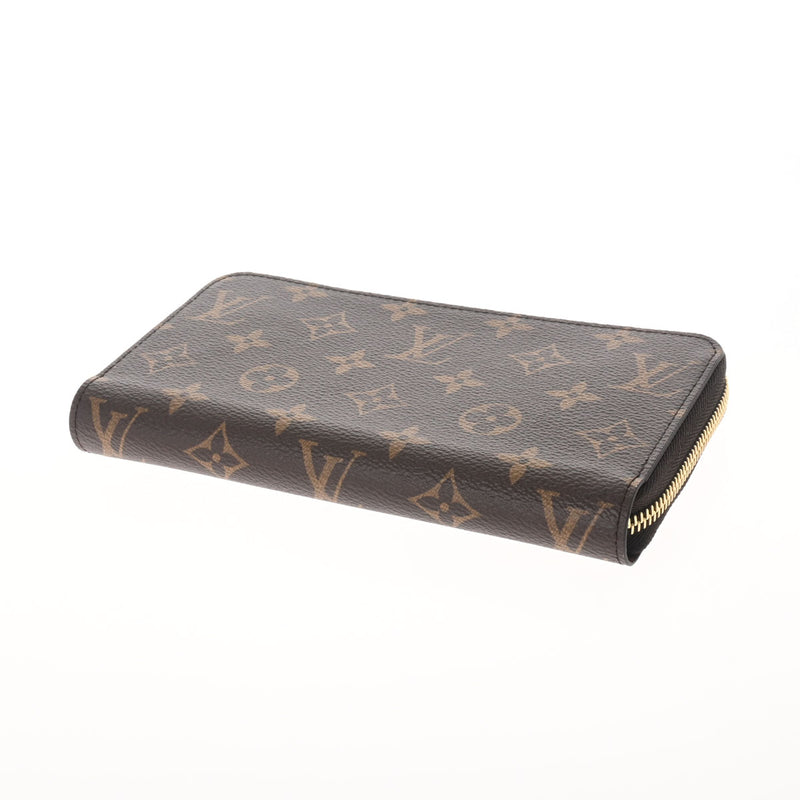 LOUIS VUITTON ルイヴィトン モノグラム ジッピーウォレット  ブラウン M42616 ユニセックス モノグラムキャンバス 長財布 未使用 銀蔵