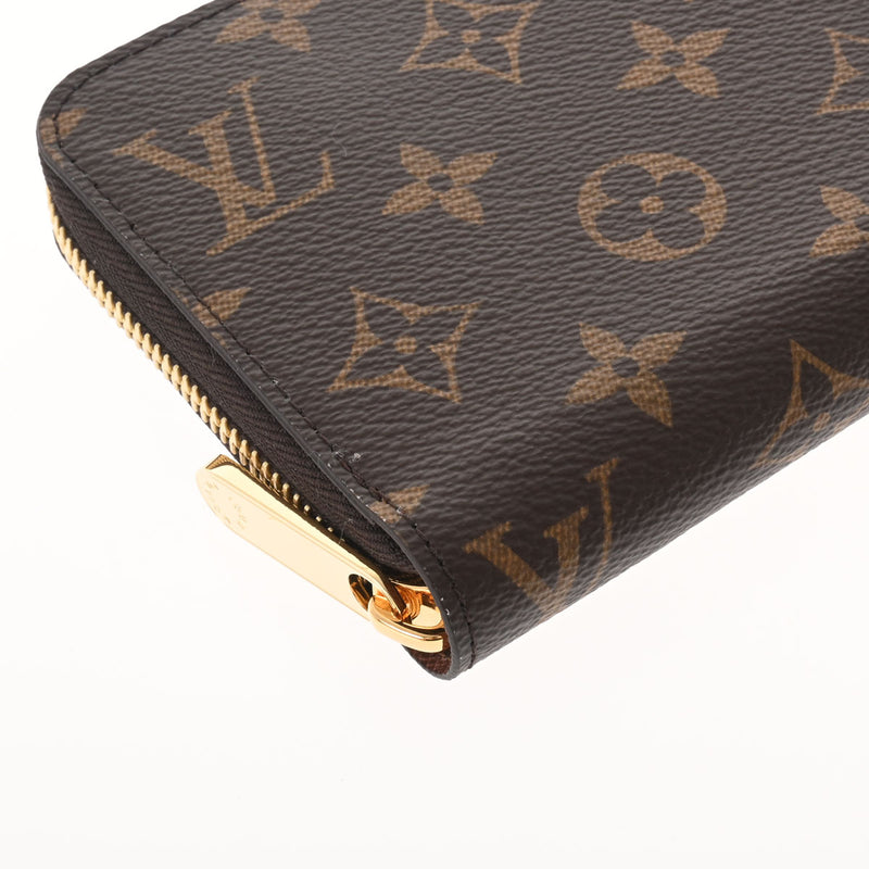 LOUIS VUITTON ルイヴィトン モノグラム ジッピーウォレット  ブラウン M42616 ユニセックス モノグラムキャンバス 長財布 未使用 銀蔵