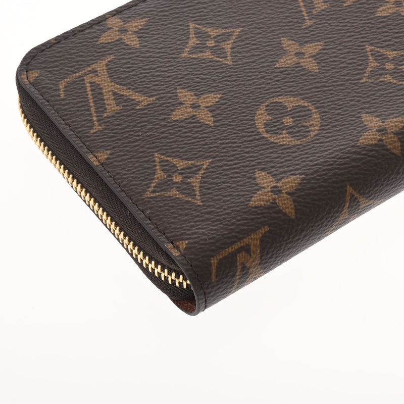 LOUIS VUITTON ルイヴィトン モノグラム ジッピーウォレット  ブラウン M42616 ユニセックス モノグラムキャンバス 長財布 未使用 銀蔵