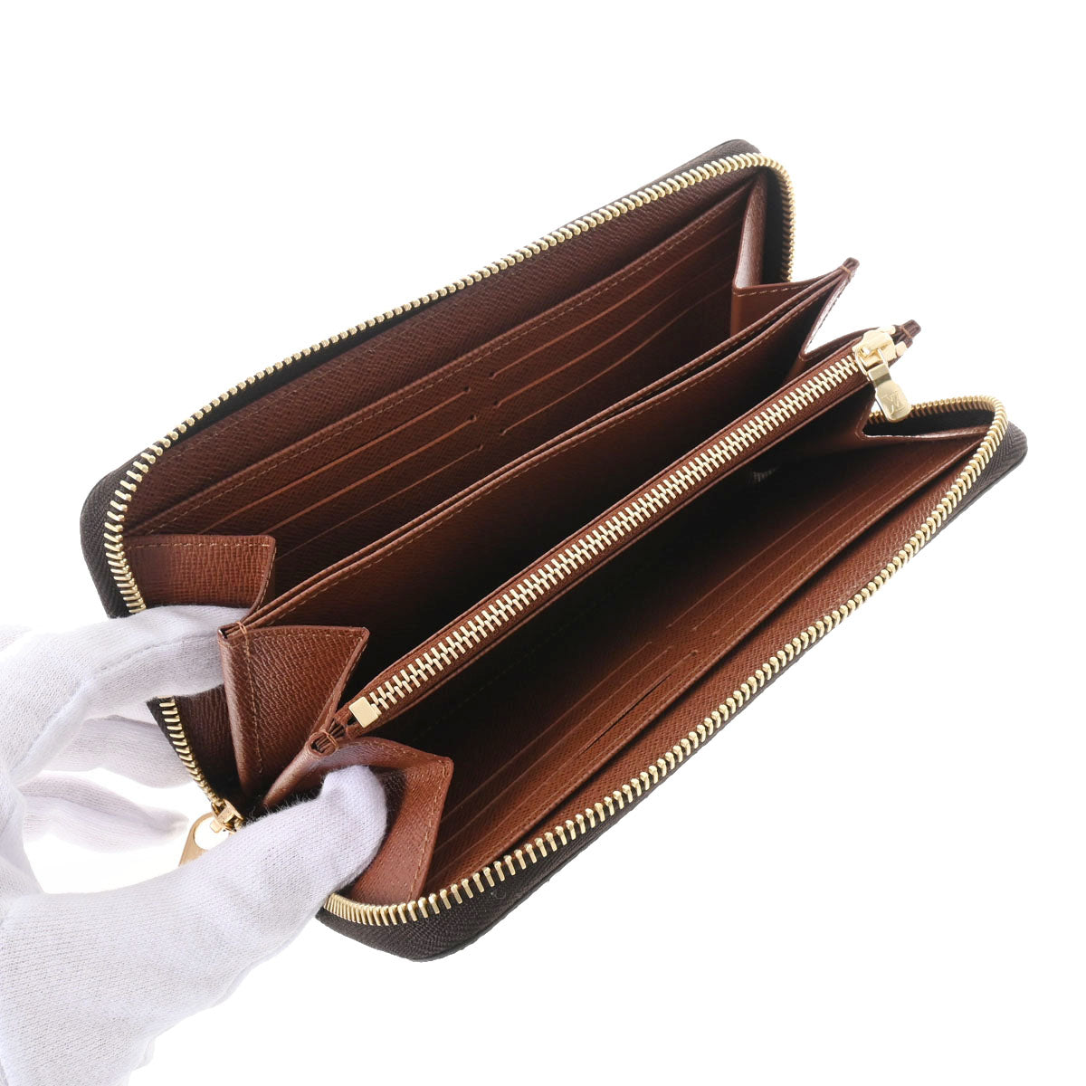 極美品 ルイヴィトン ジッピーウォレット モノグラム ブラウン M42616 ジッピー・ウォレット ルイ・ヴィトン ジッピー・ウォレット(M42616