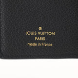 LOUIS VUITTON ルイヴィトン モノグラム ポルトフォイユメティス コンパクト 黒 M80880 レディース モノグラムアンプラント 長財布 新同 中古 銀蔵