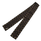 LOUIS VUITTON ルイヴィトン バンドー モノグラム 茶 レディース シルク100％ スカーフ Aランク 中古 銀蔵