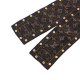 LOUIS VUITTON ルイヴィトン バンドー モノグラム 茶 レディース シルク100％ スカーフ Aランク 中古 銀蔵