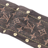 LOUIS VUITTON ルイヴィトン バンドー モノグラム 茶 レディース シルク100％ スカーフ Aランク 中古 銀蔵