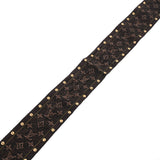 LOUIS VUITTON ルイヴィトン バンドー モノグラム 茶 レディース シルク100％ スカーフ Aランク 中古 銀蔵