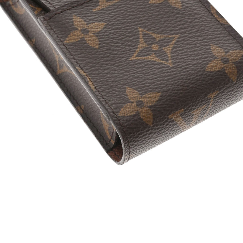 LOUIS VUITTON ルイヴィトン モノグラム シガレットケース ブラウン M63024 レディース モノグラムキャンバス ブランド小物 Bランク 中古 銀蔵